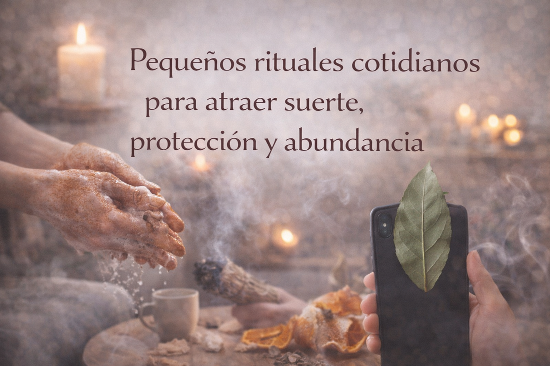 🍀 Pequeños rituales cotidianos para atraer suerte, protección y abundancia